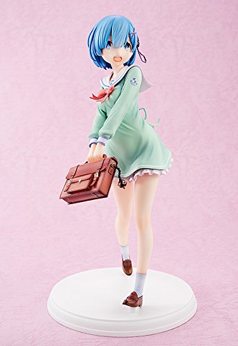 Re:Zero kara Hajimeru Isekai Seikatsu - Rem - 1/7 - High School Uniform Ver. (Kadokawa), Franchise: Re:Zero kara Hajimeru Isekai Seikatsu, Release Date: 04. Feb 2019, Scale: 1/7 H=230mm (8.97in, 1:1=1.61m), Store Name: Nippon Figures