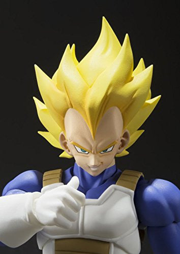 Dragon Ball Z - Vegeta SSJ - S.H.Figuarts (Bandai), Franchise: Dragon Ball Z, Brand: Bandai, Release Date: 14. Oct 2016, Dimensions: H=135mm (5.27in), Material: ABS, PVC, Nippon Figures