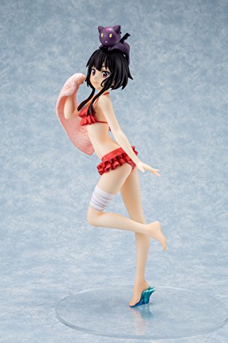 KonoSuba - Chomusuke - Megumin - 1/7 - Swimsuit ver. (BellFine), 1/7 scale swimsuit version of Megumin from KonoSuba, released on 23. Aug 2018, made of ABS, magnet, and PVC material, sold by Nippon Figures.