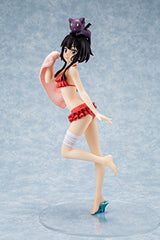 KonoSuba - Chomusuke - Megumin - 1/7 - Swimsuit ver. (BellFine), 1/7 scale swimsuit version of Megumin from KonoSuba, released on 23. Aug 2018, made of ABS, magnet, and PVC material, sold by Nippon Figures.