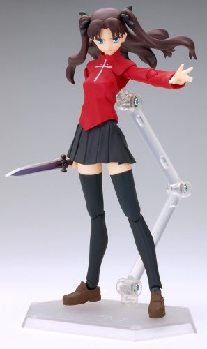 Fate/Stay Night - Tohsaka Rin - Figma #011 - Plain Clothes Ver. (Max Factory), Franchise: Fate/Stay Night, Release Date: 31. Aug 2008, Dimensions: H=135 mm (5.27 in), Store Name: Nippon Figures