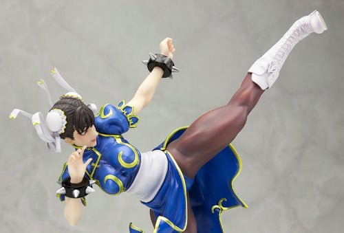 Street Fighter - Chun-Li - Bishoujo Statue - Street Fighter x Bishoujo - 1/7 (Kotobukiya), Franchise: Street Fighter, Release Date: 14. Nov 2014, Dimensions: H=250 mm (9.75 in), Scale: 1/7, Material: ABS, PVC, Nippon Figures