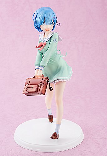 Re:Zero kara Hajimeru Isekai Seikatsu - Rem - 1/7 - High School Uniform Ver. (Kadokawa), Franchise: Re:Zero kara Hajimeru Isekai Seikatsu, Release Date: 04. Feb 2019, Scale: 1/7 H=230mm (8.97in, 1:1=1.61m), Store Name: Nippon Figures