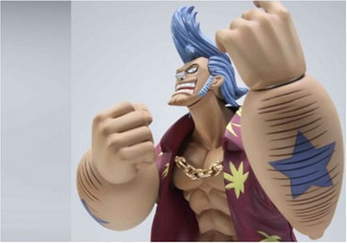 Franky | Portrait Of Pirates Neo, One Piece franchise, MegaHouse brand, Release Date: 31. Oct 2007, H=230 mm (8.97 in) dimensions, ABS, PVC material, Nippon Figures store.