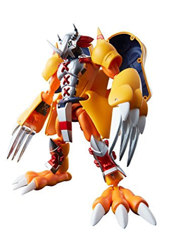 Digimon Adventure - Agumon - WarGreymon - Digivolving Spirits #01, Bandai action figure released on 18. Nov 2017, made of ABS, DIE CAST, PVC materials, sold at Nippon Figures.