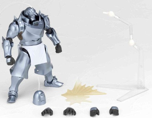 Fullmetal Alchemist - Alphonse Elric - Revoltech - 117 (Kaiyodo), Action figure from the Fullmetal Alchemist franchise, released on 15. Apr 2012, made of ABS and PVC material, dimensions H=150 mm (5.85 in), available at Nippon Figures.