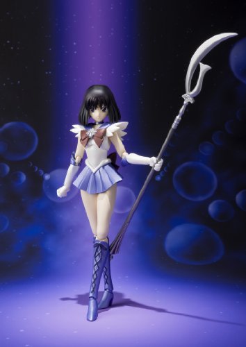 Bishoujo Senshi Sailor Moon - Bishoujo Senshi Sailor Moon Super - Sailor Saturn - S.H.Figuarts (Bandai), Franchise: Bishoujo Senshi Sailor Moon, Release Date: 23. Aug 2014, Dimensions: H=130 mm (5.07 in), Material: ABS, PVC, Nippon Figures