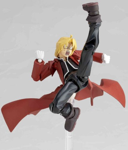 Fullmetal Alchemist - Edward Elric - Revoltech - 116 (Kaiyodo), Action figure with dimensions H=140 mm (5.46 in), sold by Nippon Figures.