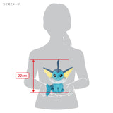 Pokemon - Vaporeon PP110 (S) Plush - All Star Collection - San-ei Boeki, Franchise: Pokemon, Brand: San-ei Boeki, Type: Plushies, Dimensions: W18×D14.5×H22 cm, Nippon Figures