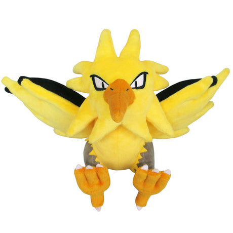 Pokemon - Zapdos (S) PP189 - All Star Collection - San-ei Boeki - Plush, Franchise: Pokemon, Brand: San-ei Boeki, Type: Plushies, Dimensions: W16×D19×H18.5cm, Nippon Figures