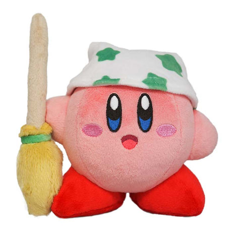 Kirby - Cleaning Kirby KP30 (S) - All Star Collection - San-ei Boeki - Plush, Franchise: Kirby, Brand: San-ei Boeki, Type: Plushies, Dimensions: W12×D8×H11 cm, Nippon Figures