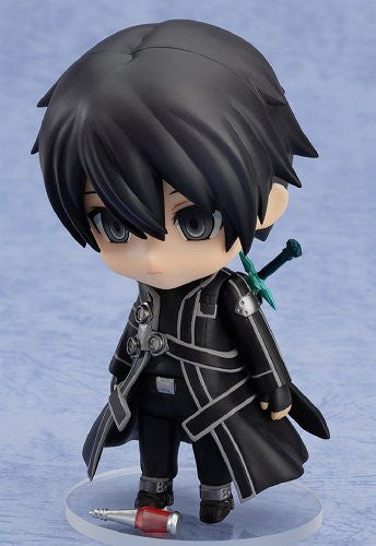 "Sword Art Online - Kirito - Nendoroid #295 (Good Smile Company), Franchise: Sword Art Online, Release Date: 18. Jan 2017, Dimensions: H=100 mm (3.9 in), Store Name: Nippon Figures"