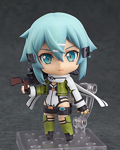 Sword Art Online II - Sinon - Nendoroid #452 (Good Smile Company), Franchise: Sword Art Online II, Release Date: 18. Jan 2017, Dimensions: H=100 mm (3.9 in), Store Name: Nippon Figures