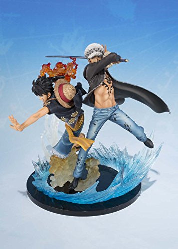 Monkey D Luffy | Trafalgar Law | 5th Anniversary Edition, One Piece franchise, Bandai brand, H=150 mm (5.85 in) dimensions, Nippon Figures