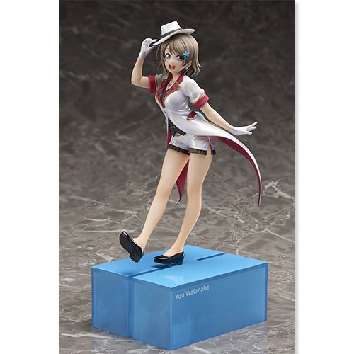 Love Live! Sunshine!! - Watanabe You - Birthday Figure Project - 1/8, Franchise: Love Live! Sunshine!!, Brand: Ascii Media Works, Stronger, Release Date: 30. Apr 2018, Type: General, Dimensions: 200 mm, Scale: 1/8 H=200mm (7.8in, 1:1=1.6m), Material: ABSPVC, Store Name: Nippon Figures