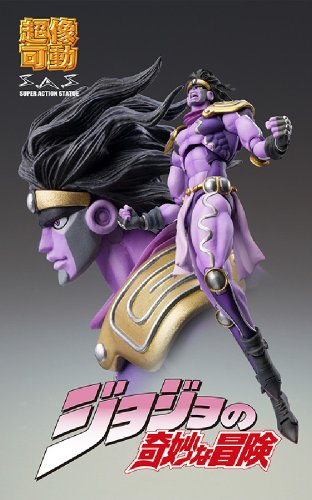 Star Platinum - Super Action Statue #55 - Third Ver., JoJo's Bizarre Adventure franchise, released on 26th July 2013, dimensions H=170 mm (6.63 in), made of ABS and PVC, available at Nippon Figures.