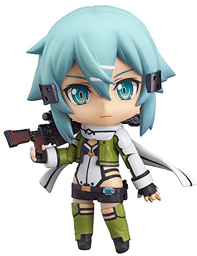 Sword Art Online II - Sinon - Nendoroid #452 (Good Smile Company), Franchise: Sword Art Online II, Release Date: 18. Jan 2017, Dimensions: H=100 mm (3.9 in), Store Name: Nippon Figures