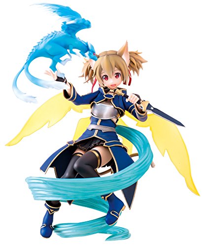 "Sword Art Online II - Pina - Silica - 1/8 - ALO ver. (Aoshima, FunnyKnights)", Franchise: Sword Art Online II, Brand: Aoshima, Release Date: 28. May 2015, Type: General, Dimensions: H=180 mm (7.02 in), Scale: 1/8, Material: ABS, PVC, Store Name: Nippon Figures"