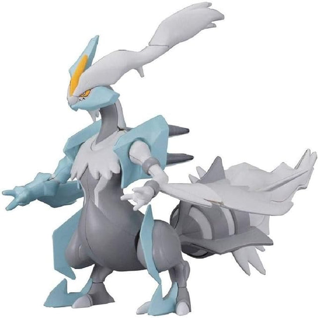 Pokémon - White Kyurem - Pokémon Model Kit Collection No.28 (Bandai), Includes a special clear display stand, Contains 3 molded parts, 1 sticker sheet, and 1 assembly instruction sheet, Franchise: Pokémon, Brand: Bandai, Release Date: 2012-08-08, Type: Model Kit, Nippon Figures