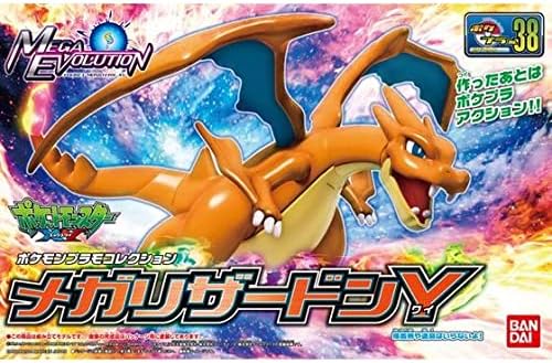 Pokémon - Mega Charizard Y - Pokémon Model Kit Collection No.38, Mega Charizard Y with movable parts and fiery effect, Nippon Figures