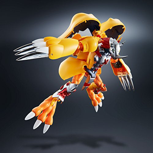 Digimon Adventure - Agumon - WarGreymon - Digivolving Spirits #01, Bandai action figure released on 18. Nov 2017, made of ABS, DIE CAST, PVC materials, sold at Nippon Figures.