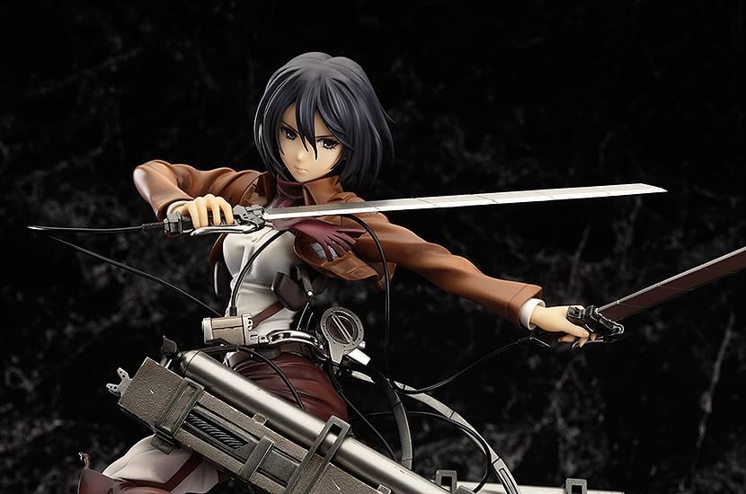 Attack on Titan - Mikasa Ackerman - 1/8 - DX ver. - 2024 Re-release (Good Smile Company), Franchise: Attack on Titan, Brand: Good Smile Company, Release Date: 31. Dec 2024, Type: General, Dimensions: H=280mm (10.92in, 1:1=2.24m), Scale: 1/8, Nippon Figures