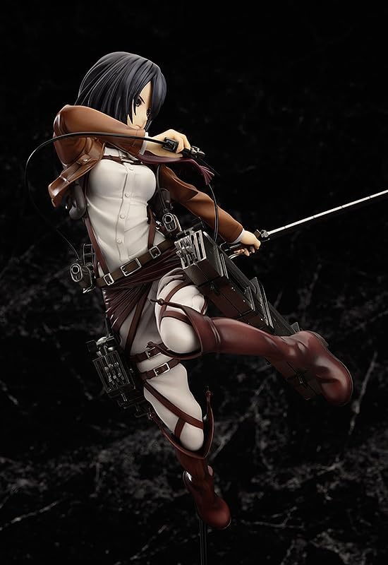 Attack on Titan - Mikasa Ackerman - 1/8 - DX ver. - 2024 Re-release (Good Smile Company), Franchise: Attack on Titan, Brand: Good Smile Company, Release Date: 31. Dec 2024, Type: General, Dimensions: H=280mm (10.92in, 1:1=2.24m), Scale: 1/8, Nippon Figures