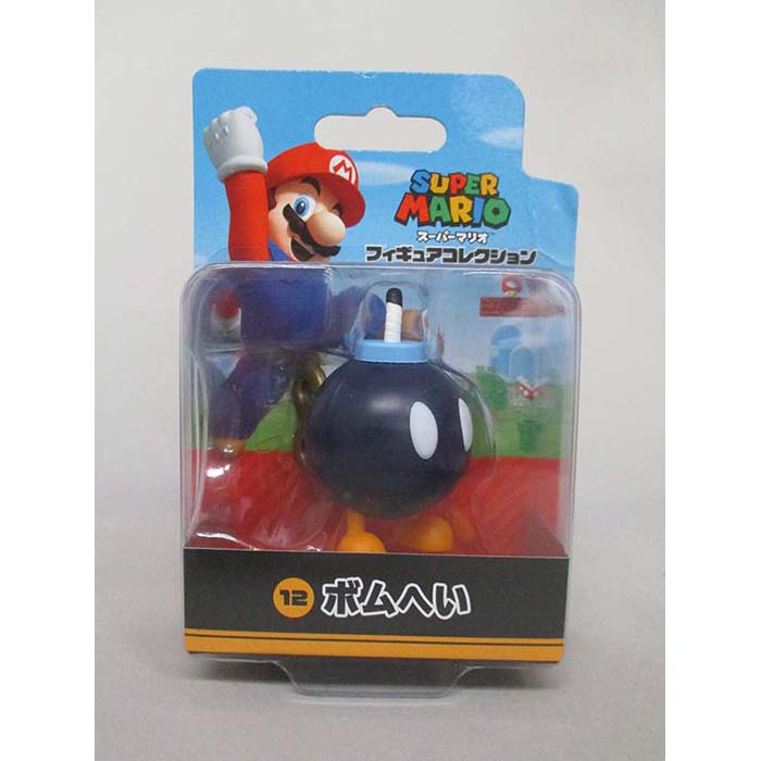 Super Mario - Bob-omb FCM-012 - Figure Collection - San-ei Boeki, Franchise: Super Mario, Brand: San-ei Boeki, Type: General, Dimensions: W9.5×D5×H14 cm, Nippon Figures