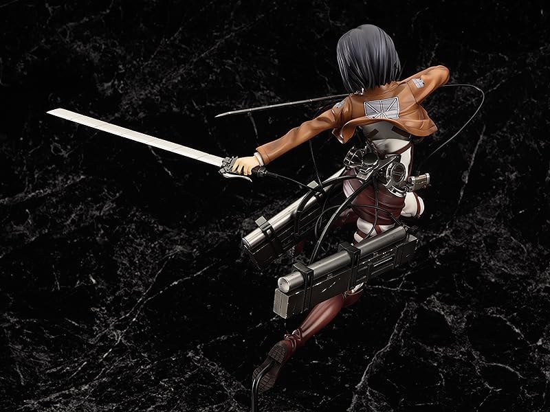 Attack on Titan - Mikasa Ackerman - 1/8 - DX ver. - 2024 Re-release (Good Smile Company), Franchise: Attack on Titan, Brand: Good Smile Company, Release Date: 31. Dec 2024, Type: General, Dimensions: H=280mm (10.92in, 1:1=2.24m), Scale: 1/8, Nippon Figures