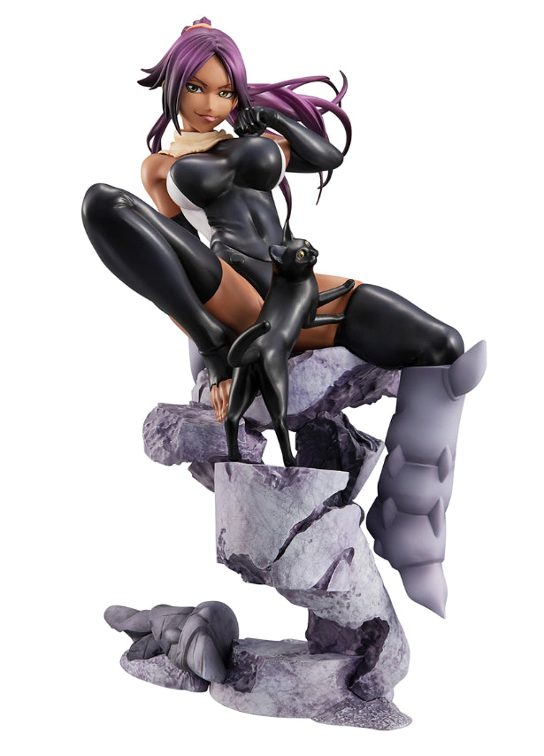 Bleach - Shihouin Yoruichi - G.E.M. - 2023 Re-release (MegaHouse) [Shop Exclusive], Franchise: Bleach, Brand: MegaHouse, Release Date: 31. Aug 2023, Dimensions: H=200mm (7.8in), Store Name: Nippon Figures