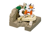 Pokémon - Ancient Castle Ruins Diorama Collection - Re-ment - Blind Box, Featuring Pokémon figures inspired by ancient castle ruins, including Pikachu & Golbit, Dratini & Natu, Aipom & Claydol, Kirlia & Unown, Honedge & Riolu, and Lycanroc (Dusk Form). Franchise: Pokémon, Release Date: 17th June 2024, Material: PVC, ABS. Store Name: Nippon Figures.