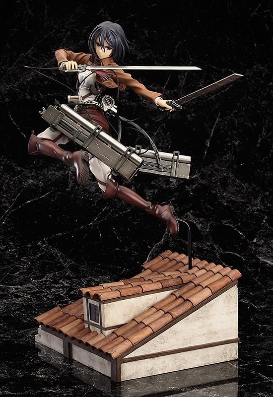 Attack on Titan - Mikasa Ackerman - 1/8 - DX ver. - 2024 Re-release (Good Smile Company), Franchise: Attack on Titan, Brand: Good Smile Company, Release Date: 31. Dec 2024, Type: General, Dimensions: H=280mm (10.92in, 1:1=2.24m), Scale: 1/8, Nippon Figures