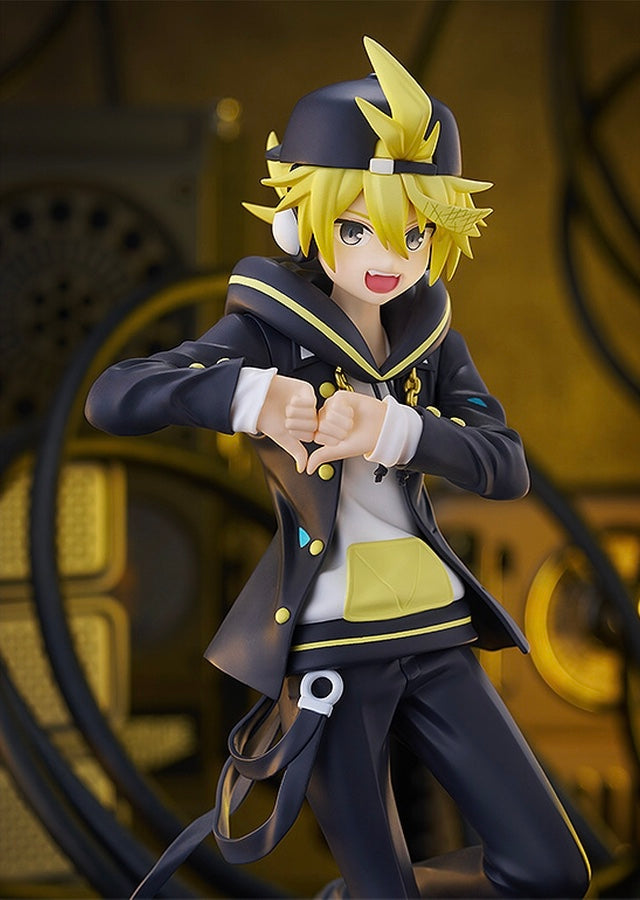 Vocaloid - Kagamine Len - Pop Up Parade - Bring It On Ver., L (Good Smile Company), Franchise: Vocaloid, Brand: Good Smile Company, Release Date: 31. Aug 2024, Dimensions: H=220mm (8.58in), Store Name: Nippon Figures