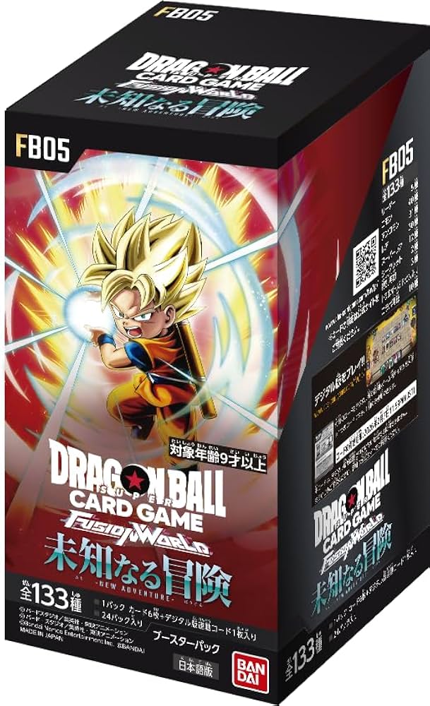 Dragon Ball Super Card Game Fusion World - New Adventure - FB05 - Booster Box
