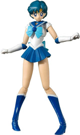 "Sailor Mercury S.H.Figuarts Animation Color Edition 2023 Re-release, Franchise: Bishoujo Senshi Sailor Moon, Brand: Bandai Spirits, Release Date: 30. Nov 2023, Type: Action, Dimensions: H=140mm (5.46in), Store Name: Nippon Figures"
