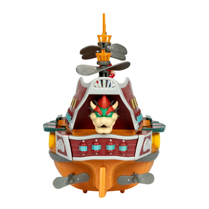 Super Mario - Bowser's Airship Playset DX BPS-005 - Figure Collection - San-ei Boeki, Franchise: Super Mario, Brand: San-ei Boeki, Type: General, Dimensions: W43×D13.5×H38 cm, Nippon Figures