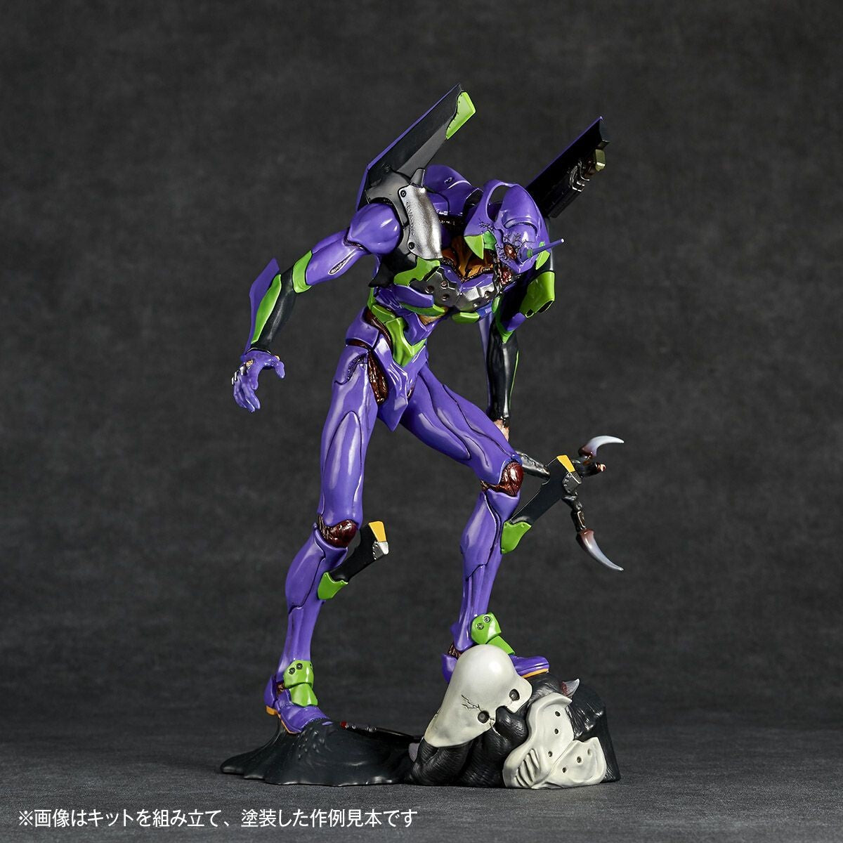 Shin Seiki Evangelion - EVA-01 - Sachiel - Artpla - Berserk (Kaiyodo), Franchise: Shin Seiki Evangelion, Type: Model Kit, Dimensions: H=230mm (8.97in), Nippon Figures