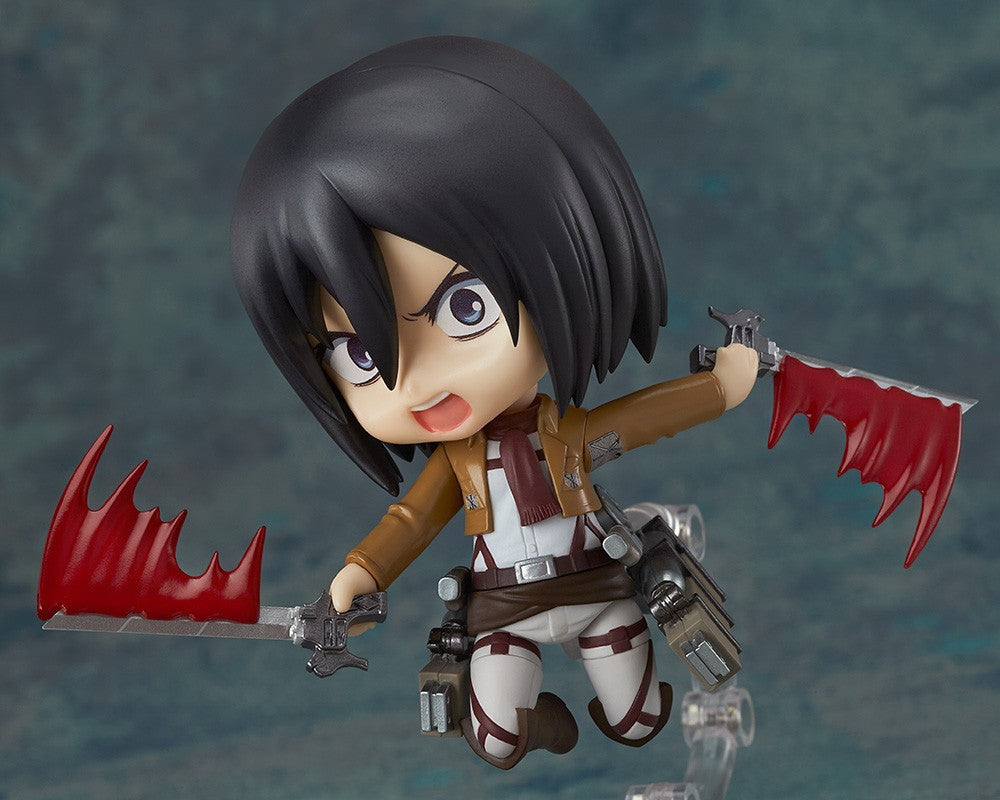 "Attack on Titan - Mikasa Ackerman - Nendoroid #365 - 2022 Re-release (Good Smile Company), Franchise: Attack on Titan, Brand: Good Smile Company, Release Date: 26. Aug 2022, Type: Nendoroid, Dimensions: 100.0 m, Material: ABS, Store Name: Nippon Figures"