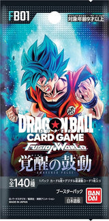 Dragon Ball Super Card Game Fusion World - Awakened Pulse - FB01 - Booster Box, Bandai trading cards with 6 cards per pack and 24 packs per box, sold by Nippon Figures