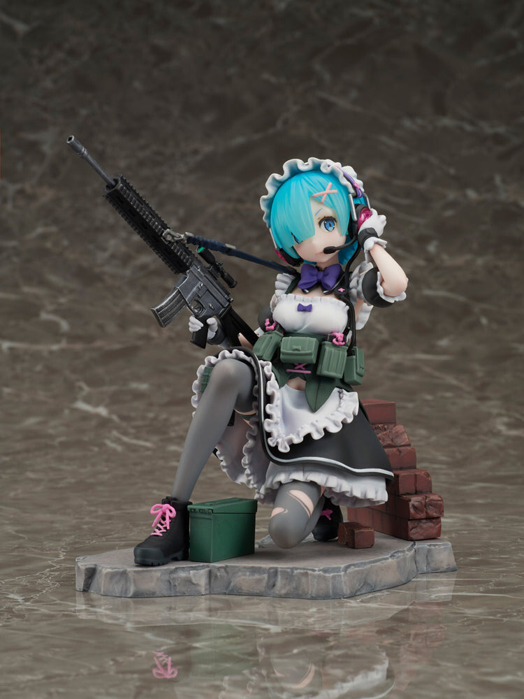 Re:Zero kara Hajimeru Isekai Seikatsu - Rem - F:Nex - 1/7 - Military (FuRyu), Franchise: Re:Zero kara Hajimeru Isekai Seikatsu, Brand: FuRyu, Release Date: 08. Mar 2024, Type: General, Dimensions: H=160mm (6.24in, 1:1=1.12m), Scale: 1/7, Nippon Figures