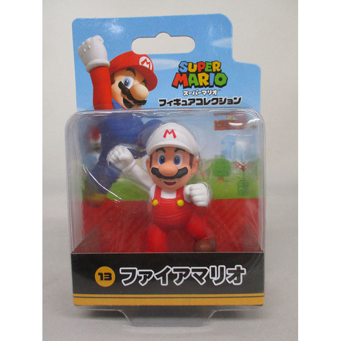 Super Mario - Fire Mario FCM-013 - Figure Collection - San-ei Boeki, Franchise: Super Mario, Brand: San-ei Boeki, Type: General, Dimensions: W9.5×D5×H14 cm, Nippon Figures