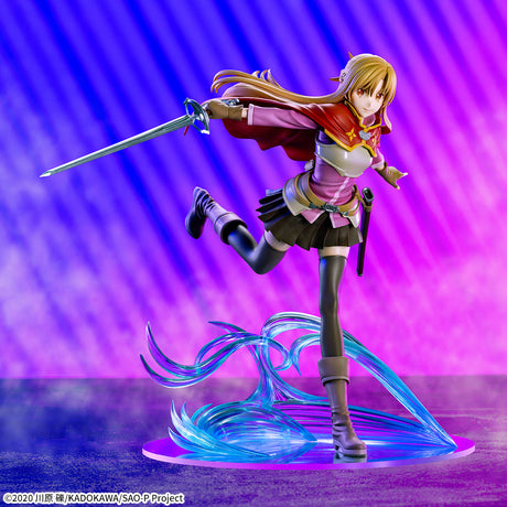 Sword Art Online - Asuna - Figurizma Alpha (SEGA), dynamic pose with impressive effects, release date 21.June 2024, dimensions approx. 12×21cm, Nippon Figures