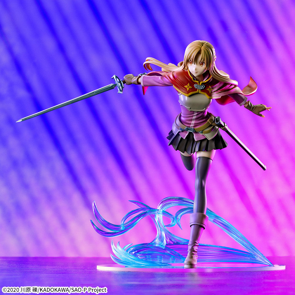 Sword Art Online - Asuna - Figurizma Alpha (SEGA), dynamic pose with impressive effects, release date 21.June 2024, dimensions approx. 12×21cm, Nippon Figures