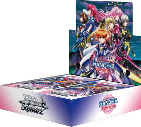Magical Girl Lyrical Nanoha Detonation - Weiss Schwarz Card Game - Booster Box, Franchise: Magical Girl Lyrical Nanoha Detonation, Brand: Weiss Schwarz, Release Date: 2019-07-12, Type: Trading Cards, Cards per Pack: 9, Packs per Box: 16, Nippon Figures