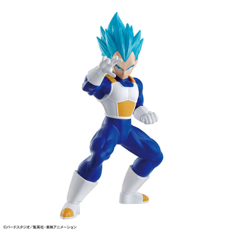 Dragon Ball - Super Saiyan God Vegeta - Entry Grade Model Kit (Bandai), Featuring detailed muscle sculpting, color-separated eyes and eyebrows, snap-fit assembly, 4 runners included, from Nippon Figures