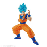 Dragon Ball - Super Saiyan God Son Goku - Entry Grade Model Kit (Bandai), Perfect for beginners with impressive muscle sculpting and color-separated eyes, Nippon Figures