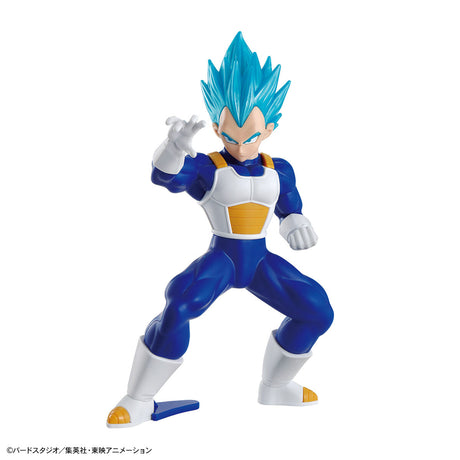 Dragon Ball - Super Saiyan God Vegeta - Entry Grade Model Kit (Bandai), Featuring detailed muscle sculpting, color-separated eyes and eyebrows, snap-fit assembly, 4 runners included, from Nippon Figures