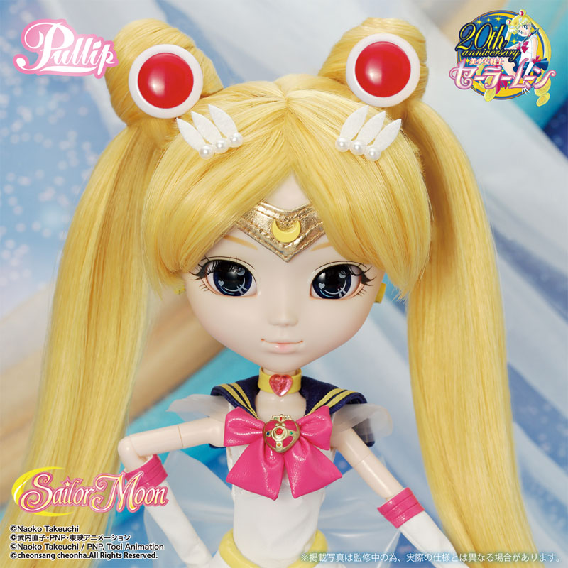 Super Sailor Moon Pullip doll, Bishoujo Senshi Sailor Moon franchise, Groove brand, released on 18. Aug 2016, 310 mm dimensions, made of ABS, HIGH IMPACT POLYSTYRENE, POM, THERMOPLASTIC ELASTOMERS, sold at Nippon Figures