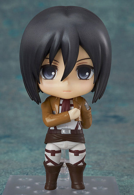 Attack on Titan - Mikasa Ackerman - Nendoroid #365 (Good Smile Company), Franchise: Attack on Titan, Brand: Good Smile Company, Release Date: 29. Aug 2013, Type: Nendoroid, Dimensions: H=100 mm (3.9 in), Material: ABS, PVC, Store Name: Nippon Figures