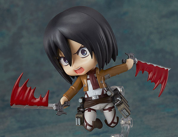Attack on Titan - Mikasa Ackerman - Nendoroid #365 (Good Smile Company), Franchise: Attack on Titan, Brand: Good Smile Company, Release Date: 29. Aug 2013, Type: Nendoroid, Dimensions: H=100 mm (3.9 in), Material: ABS, PVC, Store Name: Nippon Figures